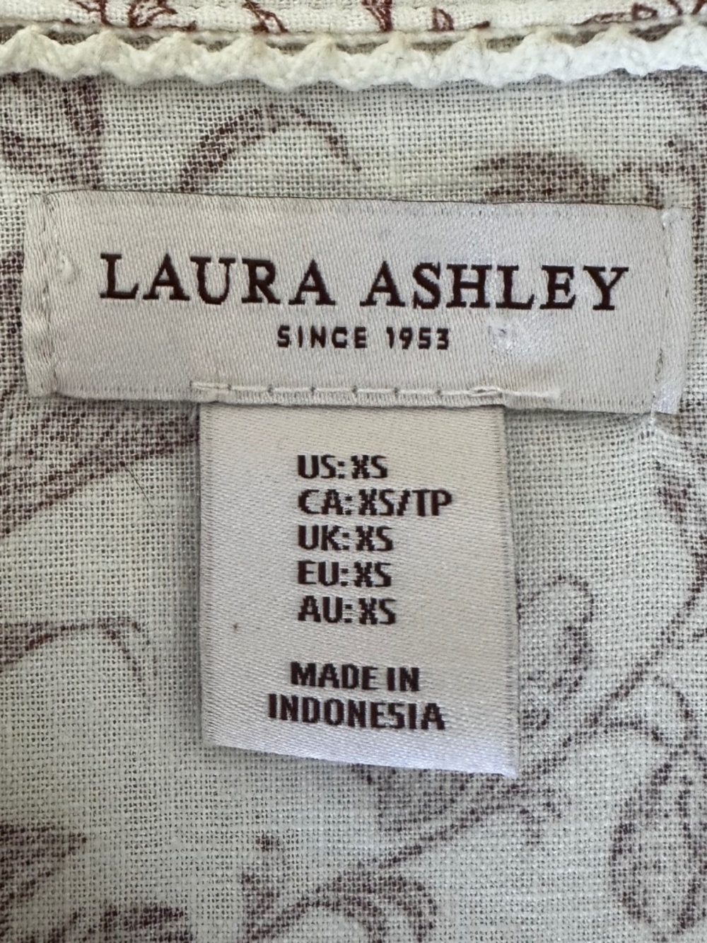 Precious Laura Ashley Linen Maxi Dress - Picture 7 of 7